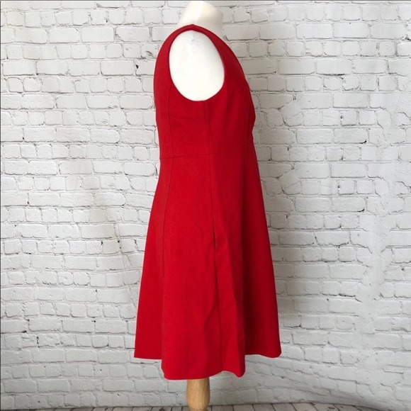 Kate Spade Dress Fit and Flare Red Size 10 NWT - Picture 2 of 8